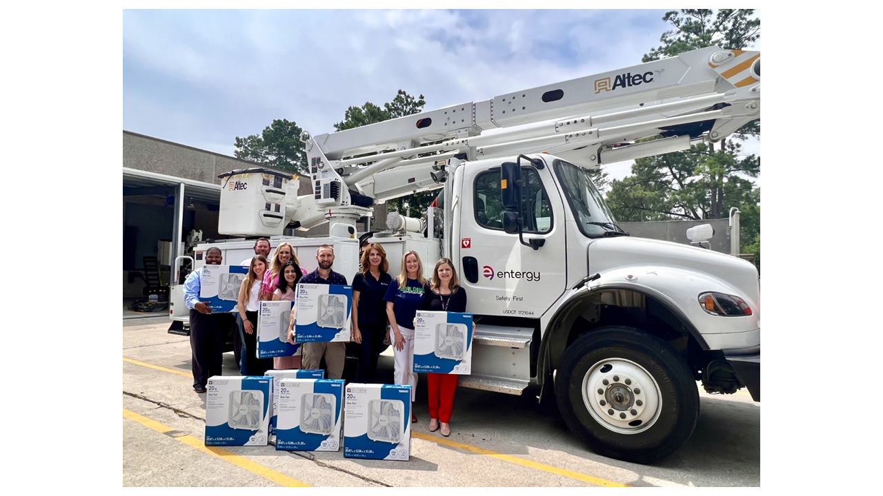 Entergy Texas’ annual fan donation helps low-income customers stay cool and save money